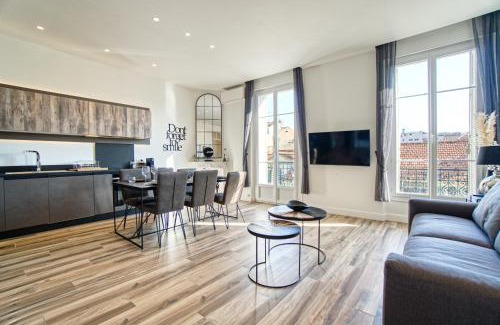 Cannes City Centre Apartment | Superbe 3 pièces refait à neuf classé 4 étoiles avec ascenseur et balcon à pied de la plage et du palais des festivals