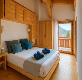 Demi-Quartier Ski Chalet | Superbe Chalet à Megève 7 pers Près des Pistes