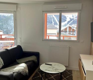 Saint-Etienne-de-Tinee Apartment | Superbe studio a Auron avec terrasse plein sud