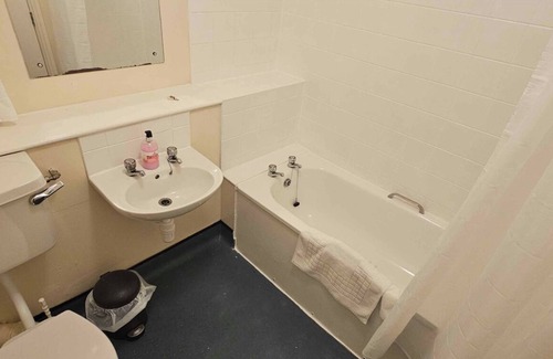 Mynydd Isa House | Superking Room Shared Bathroom Bath Only TV