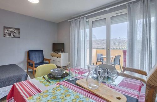 Barbotan-les-Thermes Apartment | T1 bis lumineux 26,5 m², balcon sud, parking, fibre - FR-1-841-69