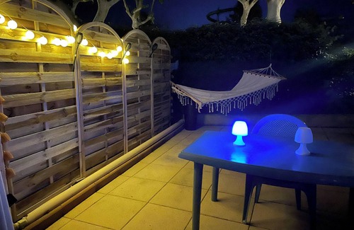 Cap d'Agde Apartment | T1 Family with Terrace, Swimming Pool, Beach 6 Min. walk and Aqualand 2 Min. away