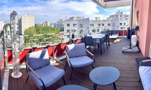 8th Arrondissement Apartment | T2 Little Bohême proche hôpitaux terrasse plein ciel