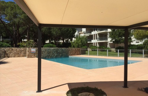 Calvi Apartment | T3 65 m2 +55 m2 terrace, in residence with park and swimming pool. beach center 400m