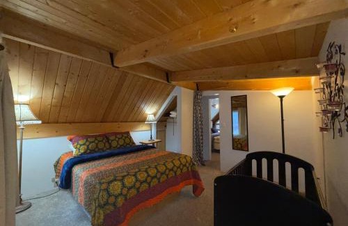 Talkeetna House | Talkeetna Log Cabin with Hot Tub Unit 1