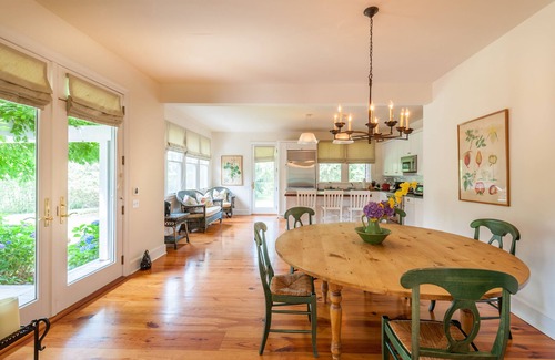 Bridgehampton House | Tastefully Decorated and Lushly Landscaped Family Retreat with 60' Pool