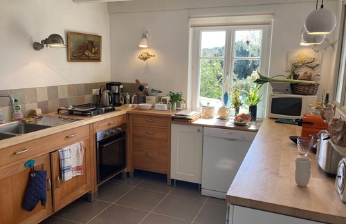Locmaria House | Tastefully Decorated House Near Beach with Garden, Sleeps 8