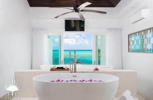 Providenciales Villa | TC Villas -Beachfront Villa Sandcastle -Right on Smith Reef!