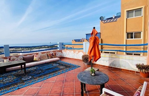 Tamrhakht Apartment | terrasse plage