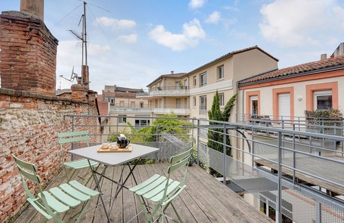 Les Chalets - Saint-Aubin - Saint-Etienne Apartment | Terrasse Riquet - en plein coeur de Toulouse