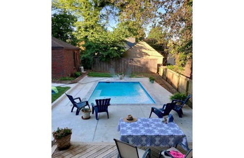 Tulsa Apartment | Terwilleger Heights Garden apartment with saltwater pool