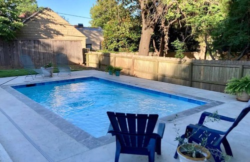 Tulsa Apartment | Terwilleger Heights Garden apartment with saltwater pool