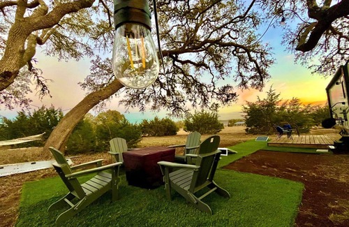 Dripping Springs House | Texas Glamping Vacations in this Charming Caravan Rental in Dripping Springs