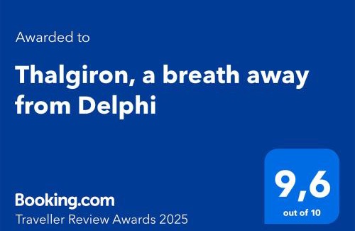 Amfissa Apartment | Thalgiron, a breath away from Delphi