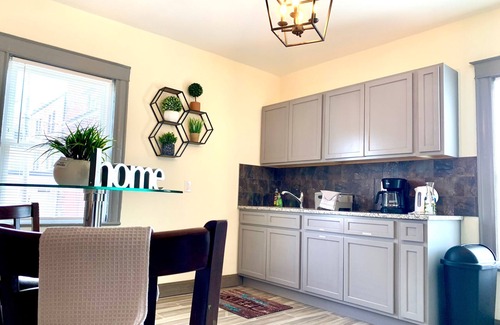 Downtown Niagara Falls Villa | The Blackjack Duplex - Private Yard & Parking, Near Falls & Casino by Niagara Hospitality