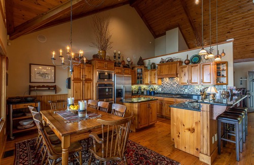 Boone House | The Boulders - 1 mi from Parkway, Hot Tub, 50-Mile Views, Pool Table, Wet Bar