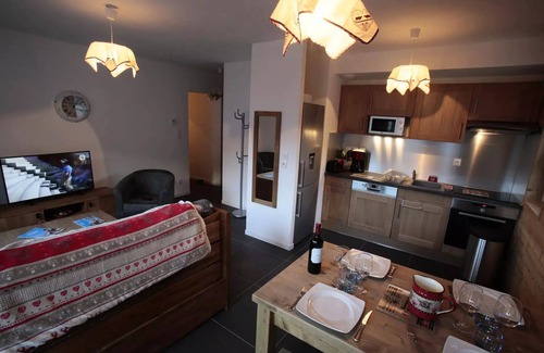 Valloire Apartment | The Chalets of Grand Galibier - 3 rooms 4 people 3* exposed South