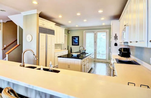 Wrightsville Beach House | The Channel House~Water Views~Dock + Boatslip~Walk to beach!