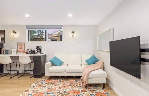 Northwest Calgary House | The Chimney (Studio w/Gigantic Outdoor Fireplace)