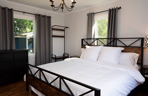 Fort Mill House | The Cozy Blue House in Fort Mill