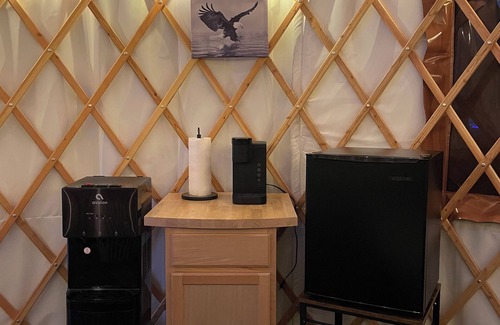 Seward Apartment | The Eagles Nest yurt just outside of town