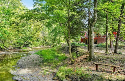 Madison House | The Ford: Madison Wine Country Retreat 17 Acres + Waterfall + Riverfront