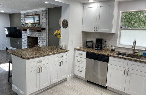 Orlando House | The Launch Pad with a pool! King bed and private backyard