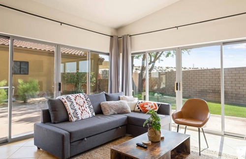 Coachella Valley Apartment | The Littlest Casita. Comfy, Cozy, Coachella Vibes.