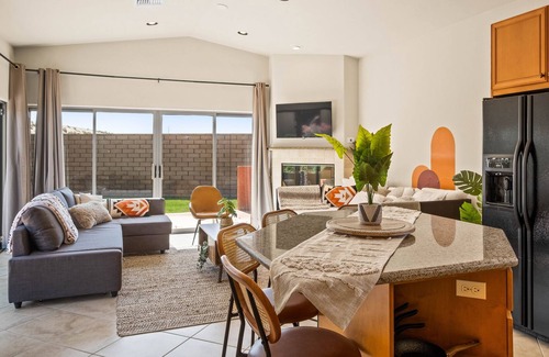 Coachella Valley Apartment | The Littlest Casita. Comfy, Cozy, Coachella Vibes.