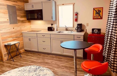 Coram Cabin | The Red Station by Glacier - Cabin #6 with AC and laundry