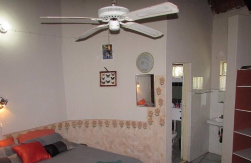 Thorny Bush Game Reserve House | The revamped riverside Kruger Park Type rondawel with Kitchen and Satellite TV