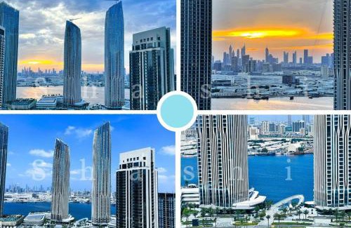 Dubai House | The Shrashi Suites, Dubai Creek Harbour - Paradise on the Island with Dubai Skyline & Waterfront View