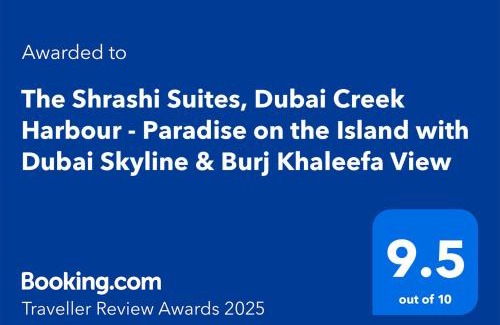 Dubai House | The Shrashi Suites, Dubai Creek Harbour - Paradise on the Island with Dubai Skyline & Waterfront View