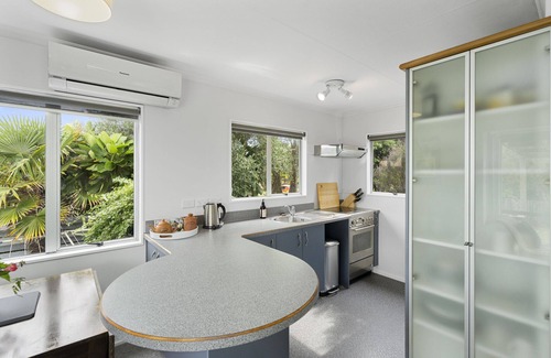 Waikanae House | The Wee Blue Bach - Waikanae Beach Holiday Home