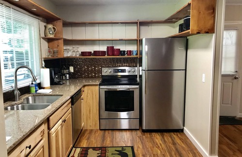 Lake Nantahala Cabin | This Is It! Creekside Cabin with Hot Tub, Fire Pit & Starlink High Speed WiFi!