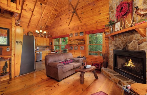 Hidden Lake Cabin | Three Loves Cabin-Cherry Log GA