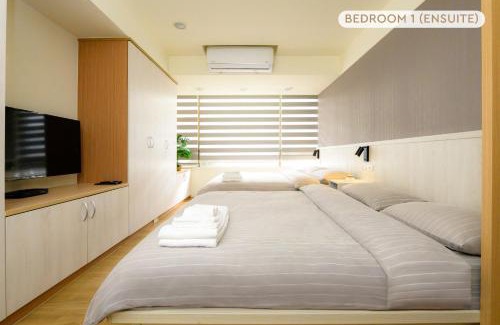 Daan Apartment | Three Master Bedrooms 4B4b Home 1min to SYS MRT 三主臥4房4衛 1分到國父紀念館站