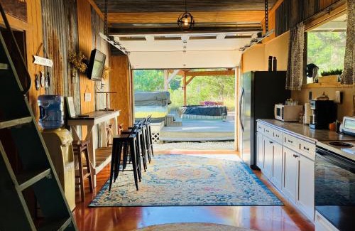 Lakehills Ski Chalet | Tiny Cabin w hot tub & pool surrounded by nature