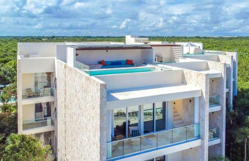 Akumal Apartment | Tortuga Azul Private Terrace Rooftop Pool W BBQ Beach Access 11 Pools Free Beach Club