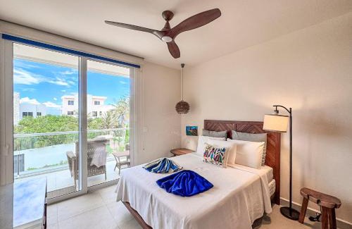 Akumal Apartment | Tortuga Azul Private Terrace Rooftop Pool W BBQ Beach Access 11 Pools Free Beach Club