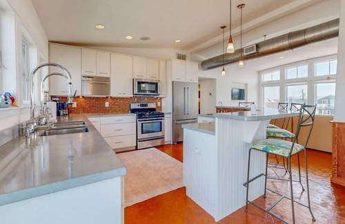 Fenwick Island House | Town of Fenwick Island bay front house w/deck, patio, bay views, grill