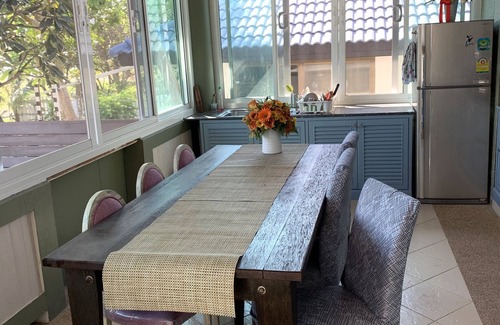 Laem Phak Bia House | Traditional Northern Thai beach house with a swimming pool