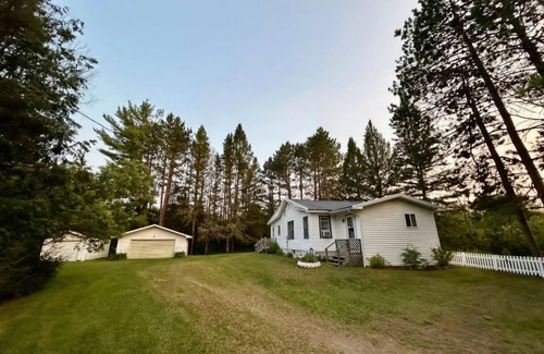 Argonne Cabin | Tranquil cabin with AC in charming Argonne and 170 ft of frontage and 7 acres