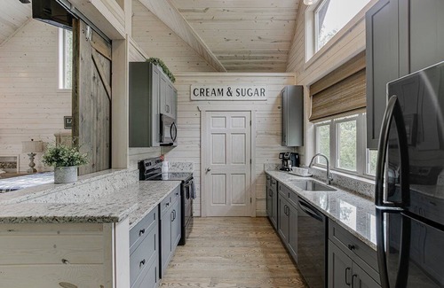Cleveland Cabin | Tranquility Two- The Perfect Family Cabin, Shuffleboard and Ping Pong Table.