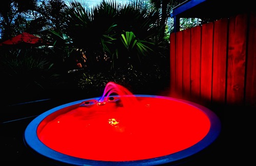 Oak Cliff House | Tropical Sunset Bungalow with Hot Tub & Pool near Bishop Arts District.