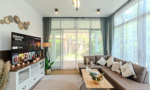 Srithanu House | Tropicana House - Double King Bed - 2mn ZenBeach - Garden View