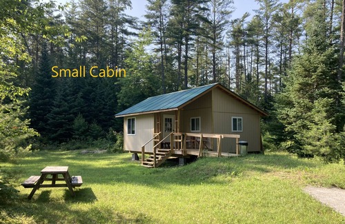 North Hudson Cabin | Two Adirondack cabins with mountain views and river access