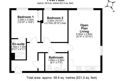 Welwyn Garden City Apartment | Two Bedroom by Brookland Stays Serviced Accommodation Short Lets Hertfordshire with Free WiFi