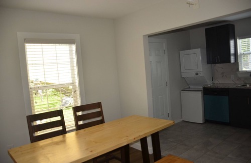 Northside House | Two bedroom, one bath, modern bungalow with full kitchen and outdoor dining.