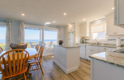 East Sandwich House | Two-Level Oceanfront Cottage—Decks & Water Views